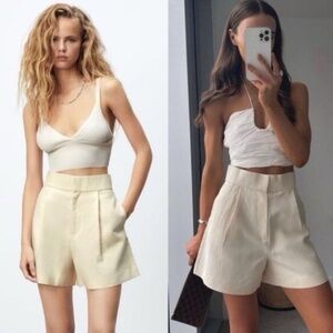 Zara Linen Shorts - Size Small